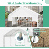 YOPTO 20x32FT Party Tent, Large Wedding Event Shelters with 3 Storage Bags & Removable Sidewalls,Outdoor Heavy Duty Canopy Gazebo Commercial Tents for Parties Carport Camping Garden Patio YOPTO
