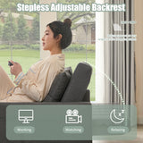 52" Sleeper Sofa with Pull-Out Bed, 3-in-1 Convertible Sofa Bed, Loveseat with Stepless Adjustable Backrest and Side Pocket, for Living Room Dorm Apartment, Linen, Dark Gray GOSUHI