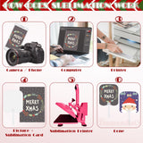 Framendino, 15 Pack Sublimation Fan Blanks Plastic Handheld Fans Double Sided for DIY Craft Rectangle Framendino