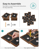 SONGMICS 4x6 Collage Picture Frames, 12-Pack Picture Frames Collage for Wall Decor, Rustic Brown Photo Collage Frame, Multi Picture Frame Set with Glass Front, Assembly Required SONGMICS