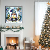 BYGFHLYW 5D Gnome Diamond Painting Kits for Adults, Gnome Christmas Diamond Art Kits for Adults Beginner, DIY Full Drill Diamond Dot Gem Painting for Home Wall Decor 13.7x13.7inch BYGFHLYW