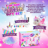 Greenbo Unicorns Toys for Girls Age 4-6 - Includes Multifunctional Unicorn Gifts, Painting Kit Crafts for Kids, and Unicorn Dress - Fun and Engaging Birthday Gifts for Girls Ages 3, 4, 5, 6, and Up Greenbo