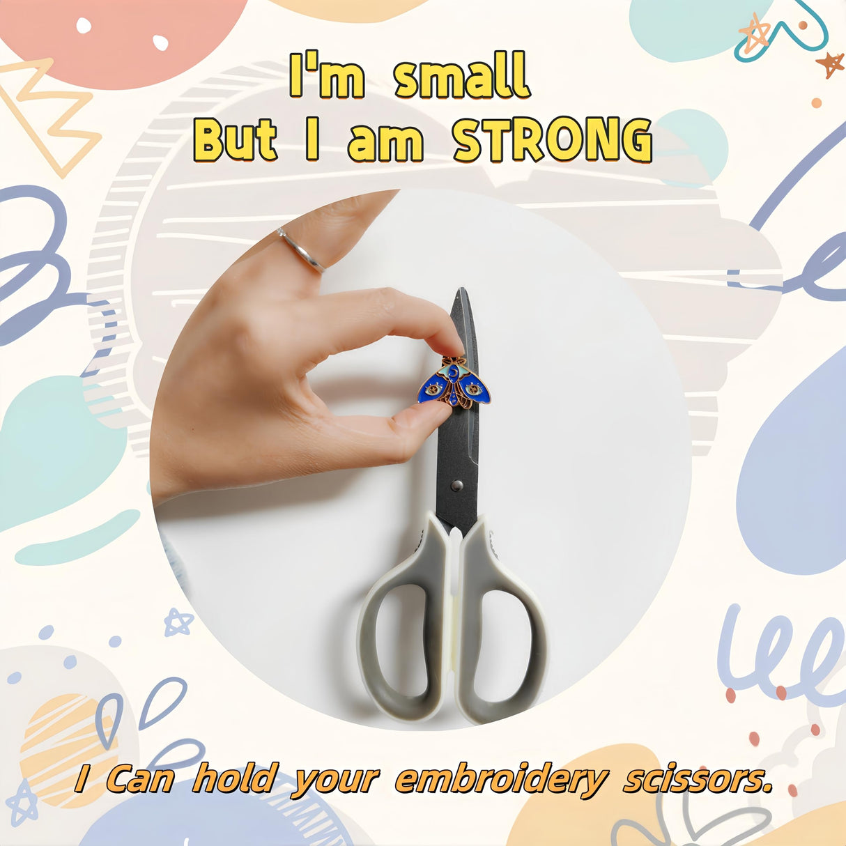 Butterfly (3 Pieces) Needle Minder Magnetic Needle Keeper for Cross Stitch Embroidery Sewing Needle and Pin Holders HENYANMHXH