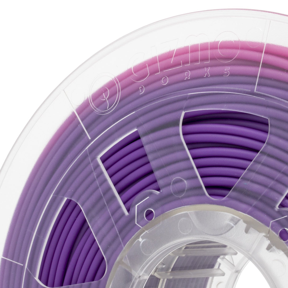 Gizmo Dorks 1.75mm ABS Filament 1kg / 2.2lb for 3D Printers, Color Change Purple to Pink Gizmo Dorks