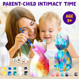 Goodyking Paint Your Own Cat Lamp Kit, DIY Cat Crafts Night Light, Painting Kit Arts & Crafts for Kids Ages 8-12, Art Supplies Birthday Party Valentine Gift for Teens Girls Boys Age 3 4 5 6 7 8+ Goody King