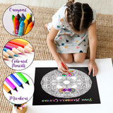 Antelope - 1000 Piece Rainbow Puzzle for Adults, Hue Wormhole Jigsaw Puzzles 1000 Pieces,1000 Piece Round Puzzles, Wormhole Puzzles, High Resolution, Matte Finish, Smooth Edging, No Dust, 3D Puzzle ANTELOPE