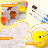 WUIVCTR DIY Easy Acrylic Paint by Number Kits on Canvas, Animal Turtle in Desert, Create Works of Art Easily, 40x50cm, Without Frame WUIVCTR