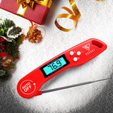 DOQAUS Digital Meat Thermometer, Instant Read Food Thermometers for Cooking, Kitchen Probe with Backlit & Reversible Display, Wide Temperature Range for Turkey, Grill, BBQ, Baking, Bread, Sourdough DOQAUS