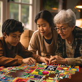 White Mountain Slang We Used Jigsaw Puzzles 1000 Pieces for Adults Children Grandparents Fun Collage Puzzles for Family White Mountain