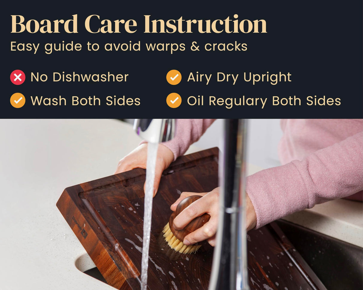 Mevell Walnut Wood Cutting Board for Kitchen, Reversible Wooden Chopping Board With Juice Grooves, Made in Canada (Walnut, 17x11x0.75) Mevell