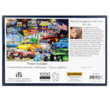 Crown Point Graphics Route 66 Vintage Cars and Trucks Puzzle, 1000 Piece Jigsaw Puzzle Crown Point Graphics