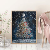 JXDXDJ Christmas Diamond Art Kits for Adults, Winter 5D Diamond Painting Kits for Beginners,DIY Round Full Drill Diamond Dots Gem Art for Adults, Paint by Diamonds Pictures Crafts Home Decor 12x16 in JXDXDJ