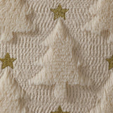 Allorry Christmas Pillow Covers 18 x 18 inch Set of 2 Beige Christmas Tree Pillow Covers Decorations Plush Faux Fur Soft Cushion Case for Winter Xmas Holiday Home Bedroom Sofa Decors PT004-C18 Allorry