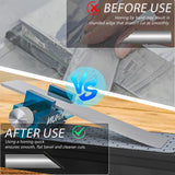 Kopkhun Chisel Honing Guide with Whetstone – Adjustable Sharpening Jig for Chisels and Plane Irons (0.2”–2.55”) – Anti-Rust Metal Body – Smooth Rolling Sharpening Tool Kit Kopkhun