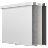 Astomi Cordless Blackout Roller Shades for Windows - Pull Down Roller Shades with Valance, Easy to Install, for Living Room, Bedroom, Office, Bathroom, 22" W x 72" H, White Astomi