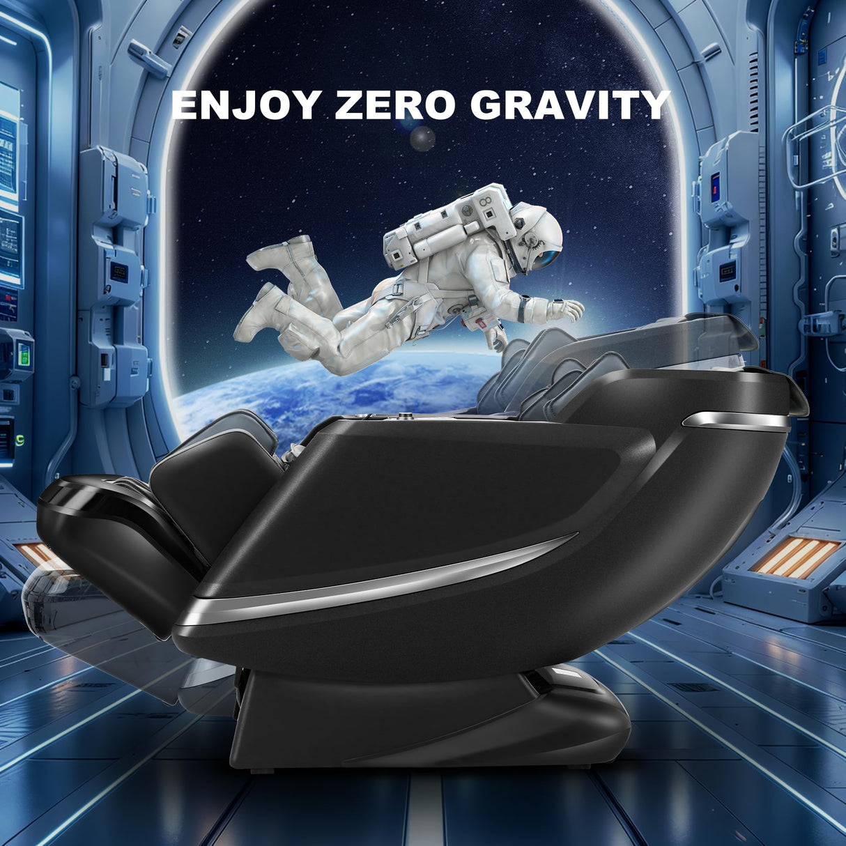 jopaw 2025 Massage Chair Full Body with 12 Auto Modes,Zero Gravity SL-Track Shiatsu Massage Chair with AI Control,Auto Body Detection,Foot Rollers,Body Scan and Waist & Calf Heating jopaw