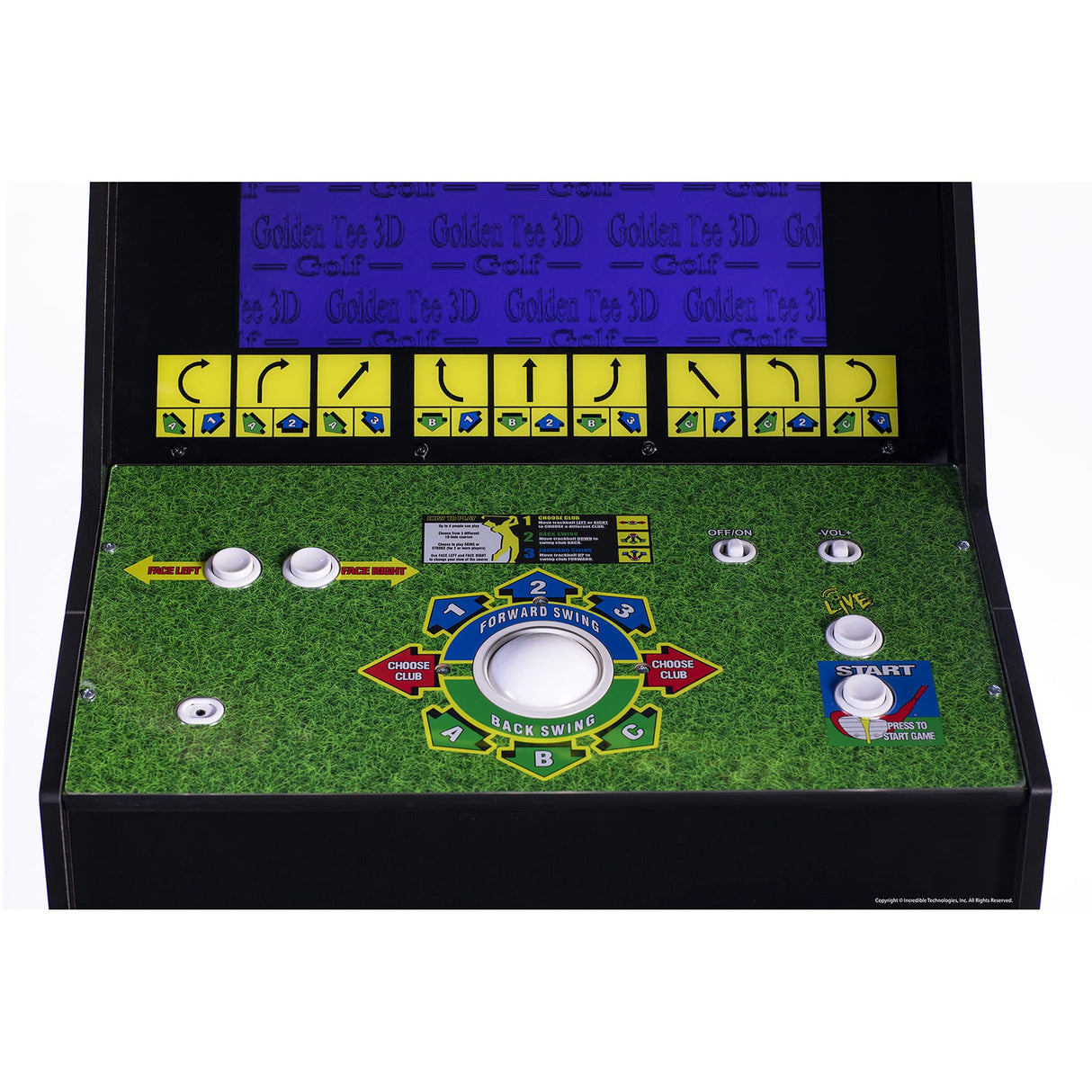 Arcade1Up Golden Tee Arcade Machine 3D Edition ARCADE1UP