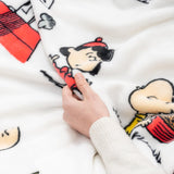 Berkshire VelvetLoft Peanuts Snoopy Cute Character Plush Throw Blanket, Peanuts Gang, Throw (55" x 70") Berkshire Blanket