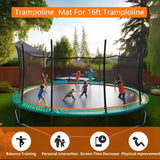 Doyuee Trampoline Mat Replacement-Fits 16FT Frame with 108 Rings Fits 6.5-7.0" Springs-Mat Diameter 14.3ft (172inch), Not Include Spring and Frame Doyuee