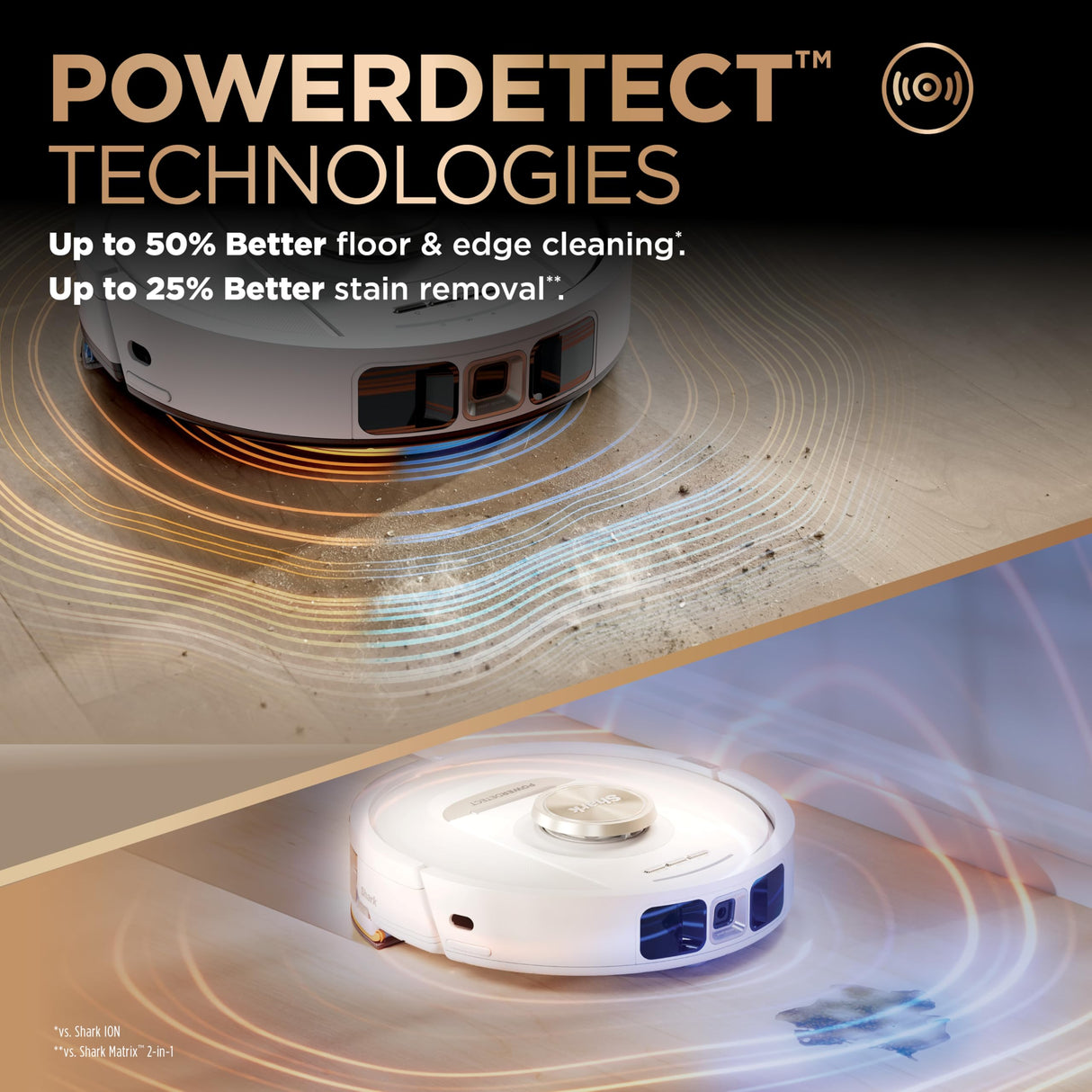 Shark Robot Vacuum & Mop Combo, PowerDetect NeverTouch Pro, Self-Emptying, Self-Refill with Self-Clean Pad Wash & Dry, 60-Day Debris Capacity, 30-Day Refill Tank, 5 PowerDetect Technologies, AV2800ZE Shark