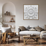 Mandala Flower for Adults 1000 Pieces, Papercut Floral Jisaw Puzzle, Difficult Challenging Art The Lotus Flower Puzzle BBOLDIN