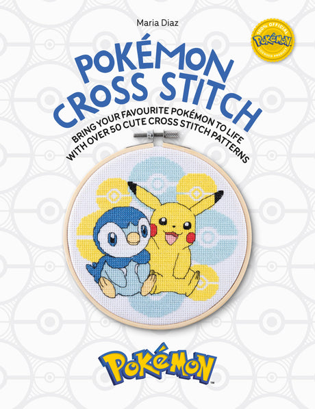 Pokémon Cross Stitch: Bring your favorite Pokémon to life with over 50 cute cross stitch patterns WoodArtSupply