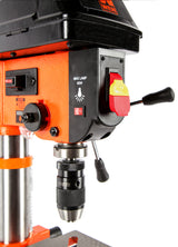 WEN 4211 3.2-Amp 10-Inch 5-Speed Cast Iron Benchtop Drill Press with Laser and Keyless Chuck , Black WEN