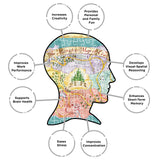 AQUARIUS - The Wizard of Oz Map 500 Piece Jigsaw Puzzle AQUARIUS