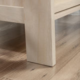 Sauder Trestle Night Stand, L: 26.38" x W: 19.06" x H: 25.12", Chalked Chestnut finish Sauder