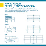 Duck Covers Ultimate Waterproof Patio Sofa Cover, Outdoor Couch Cover with All Weather Protection, Patio Furniture Covers with Attachment Strap, 79W x 37D x 35H inch, Outdoor Sofa Cover Duck Covers
