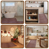 Tinideya 50 Pcs Drainage Interlocking Tiles Dry Deck Tiles 11.8'' X 11.8'' Interlocking Floor Tiles with Drain Holes, Non Slip TPE Soft Drainage Mats Modular Pool Floor Mat for Bathroom Patio (Brown) Tinideya