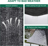 Kesfitt Garden 40% Shade Cloth, Resistant Sun Shade Net 14x20FT Mesh Tarp with HDPE Material and Reinforced Grommets Shade Trap for Greenhouse, Plant, Pergola, and Backyard Patio Sunshade Kesfitt