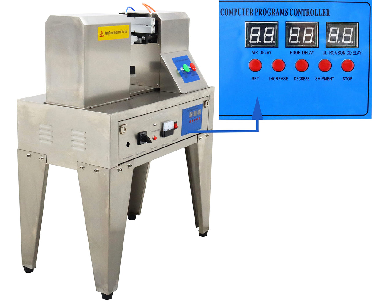 TECHTONGDA Ultrasonic Soft Plastic Hose Sealer Tube Sealing Machine Welder with Cutter Date Coder for Toothpaste Cosmetic Aluminum Plastic Pipe TECHTONGDA