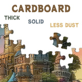 Magic Turtle Castle Puzzles for Adults 1000 Pieces, Horror Fantasy House Jigsaw Puzzles, Monster Tortoise Puzzles BBOLDIN