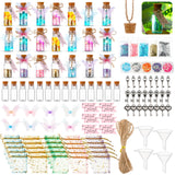 Jinei 174 Pieces Fairy Magic Potions Kit with 24 Mystery Witch Potion Bottles Fairy Wing DIY Magic Mix Making Kit for Christmas Decorations Birthday Creative Gifts Filling Supplies(Classic Style) Jinei