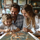 RICUVED Wolf Diamond Painting Kits for Adults, 5D Animal Diamond Painting Diamond Art Kits for Beginners, Full Drill Diamond Art Diamond Gem Wolf Family Diamond Painting Kits for Home Decor 12x16Inch RICUVED