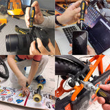 TOOLMAK 61pcs Ratcheting Screwdriver Set,Socket Set,Precision Screwdriver Bit Set with Rotatable Ratchet Handles ＆ Storage Case,Household Repair Tool Kits for Bike Watches and glasses,phones etc... TOOLMAK