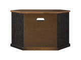 Martin Svensson Home Rustic Corner TV Stand, Antique Black and Honey Tobacco Martin Svensson Home