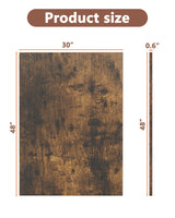 Piskyet Dog Crate Topper Wood Countertop for 48 42 36 30 24 inch Dog Cage, Dog Crate Cover,Dog Kennel Topper(Crate Not Include) (Rustic Brown, for 48 Inch Crate) Piskyet