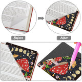 Sitsink Mystic Mushroom Diamond Art Bookmarks - 6 Pcs Corner Book Marks Diamond Painting Bookmarks Kit for Adults, Boho Moth Moon Phase Gem Art Rhinestone Craft Kit for Women Sitsink