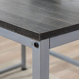 HOMCOM 83" Two Person Computer Desk with 2 Storage Shelves, Double Desk Workstation with Book Shelf, Long Desk Table for Home Office, Black HOMCOM