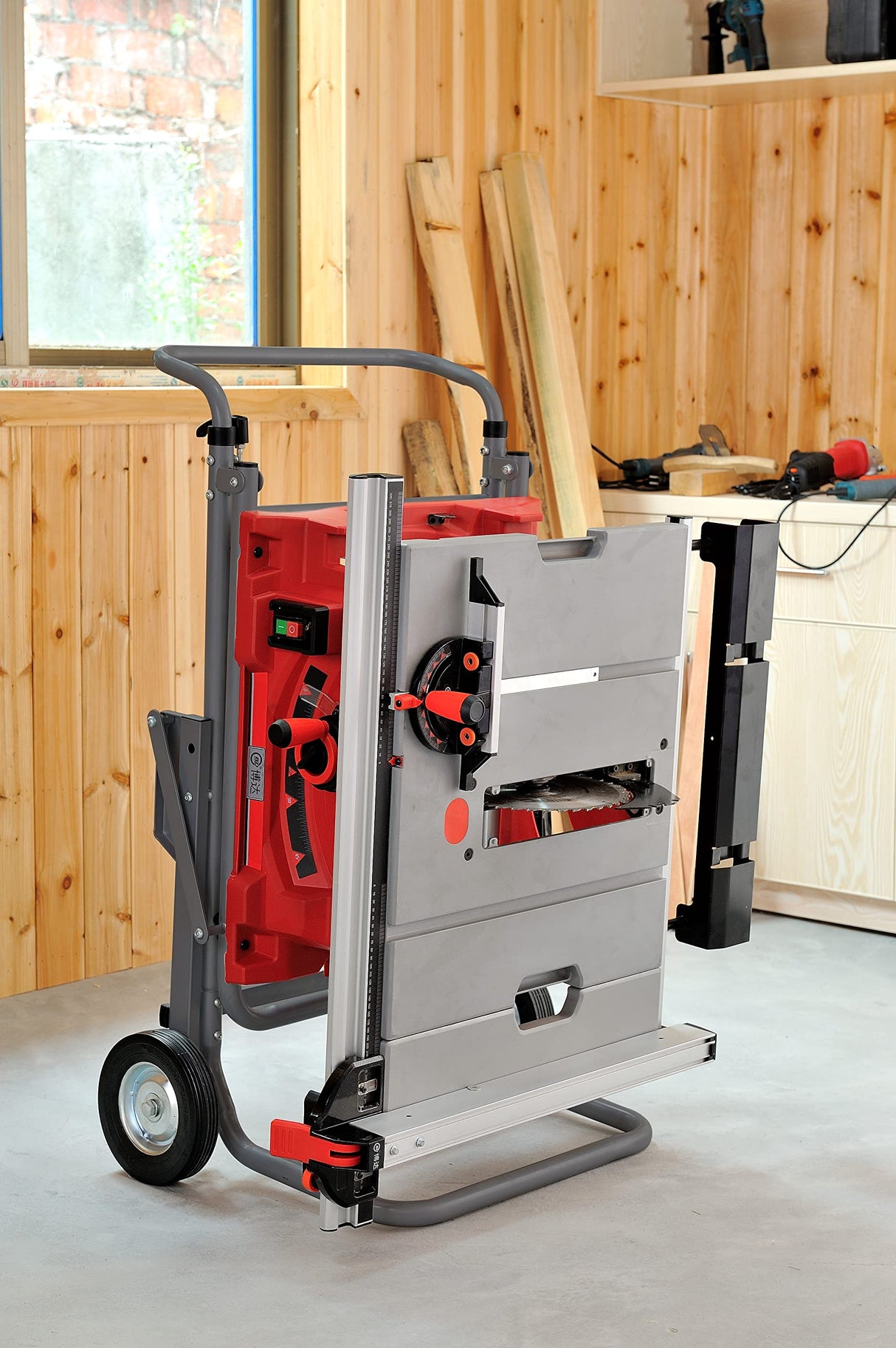 TOMAX TMMS-051 Rolling Foldable Table Saw Stand TOMAX