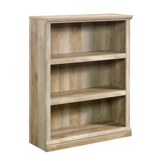 Sauder Lintel Oak 3-Shelf Bookcase with Adjustable Storage - WoodArtSupply