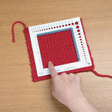 Clover Swatch Ruler & Needle Gauge, White Clover