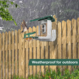 WOSPORTS Bird Feeder with Camera Solar Powered,Wireless Smart Bird Watching Camera,AI Identify 10000+ Bird Species,1080P HD Camera Auto Capture Videos,Instant Notifications,Ideal Gift for Bird Lover WOSPORTS