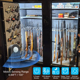 GOOMEEYA Motion Sensor Gun Safe Light with Self-Adhesive Tape with Hooks for Gun Safe with Carpet Interior GOOMEEYA