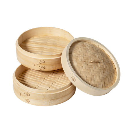 Joyce Chen 2-Tier Bamboo Steamer Baskets, 10-Inch JOYCE CHEN