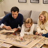 2000 Pieces Rotating Puzzle Board with 6 Storage Drawers & Protective Cover - Wooden Jigsaw Puzzle Table for 2000 Pieces - for Family Games, Home Entertainment & Puzzle Building FUNbelievable!