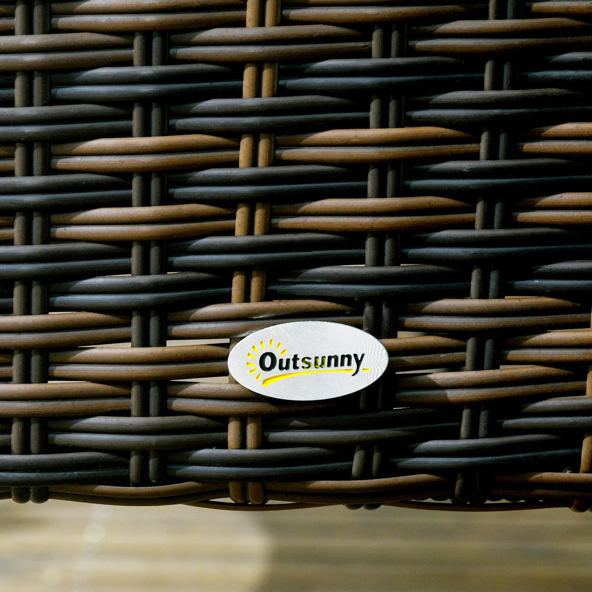 Outsunny 4 PE Rattan Outdoor Dining Chairs with Cushions, Patio Wicker Dining Chairs with Backrests for Porch, Deck, Garden, Brown Outsunny