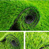 Fasmov Green Artificial Grass Rug Grass Carpet Rug 3.2' x 6.5', Realistic Fake Grass Deluxe Turf Synthetic Turf Thick Lawn Pet Turf -Perfect for Indoor/Outdoor Fasmov